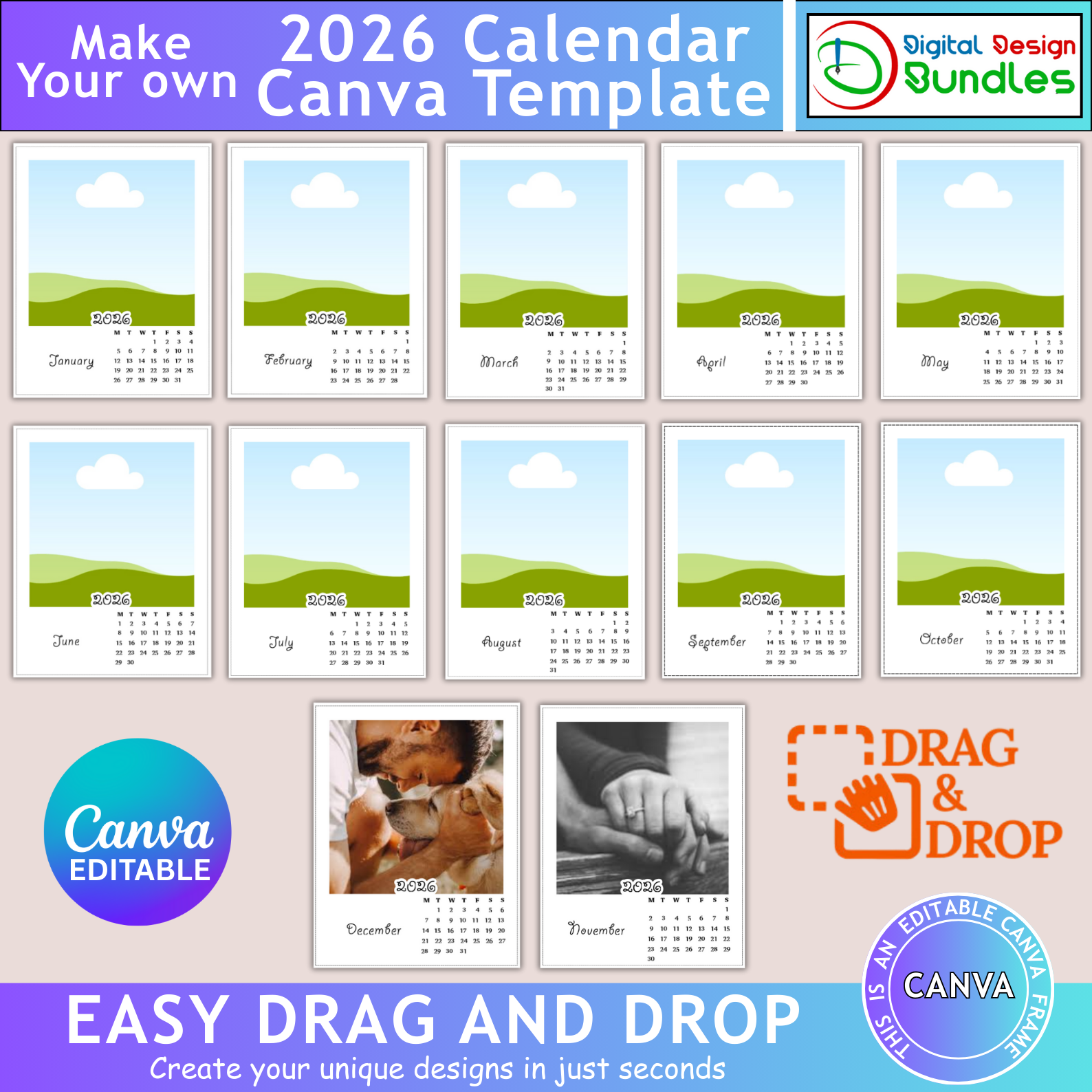 2026 Calendar Template