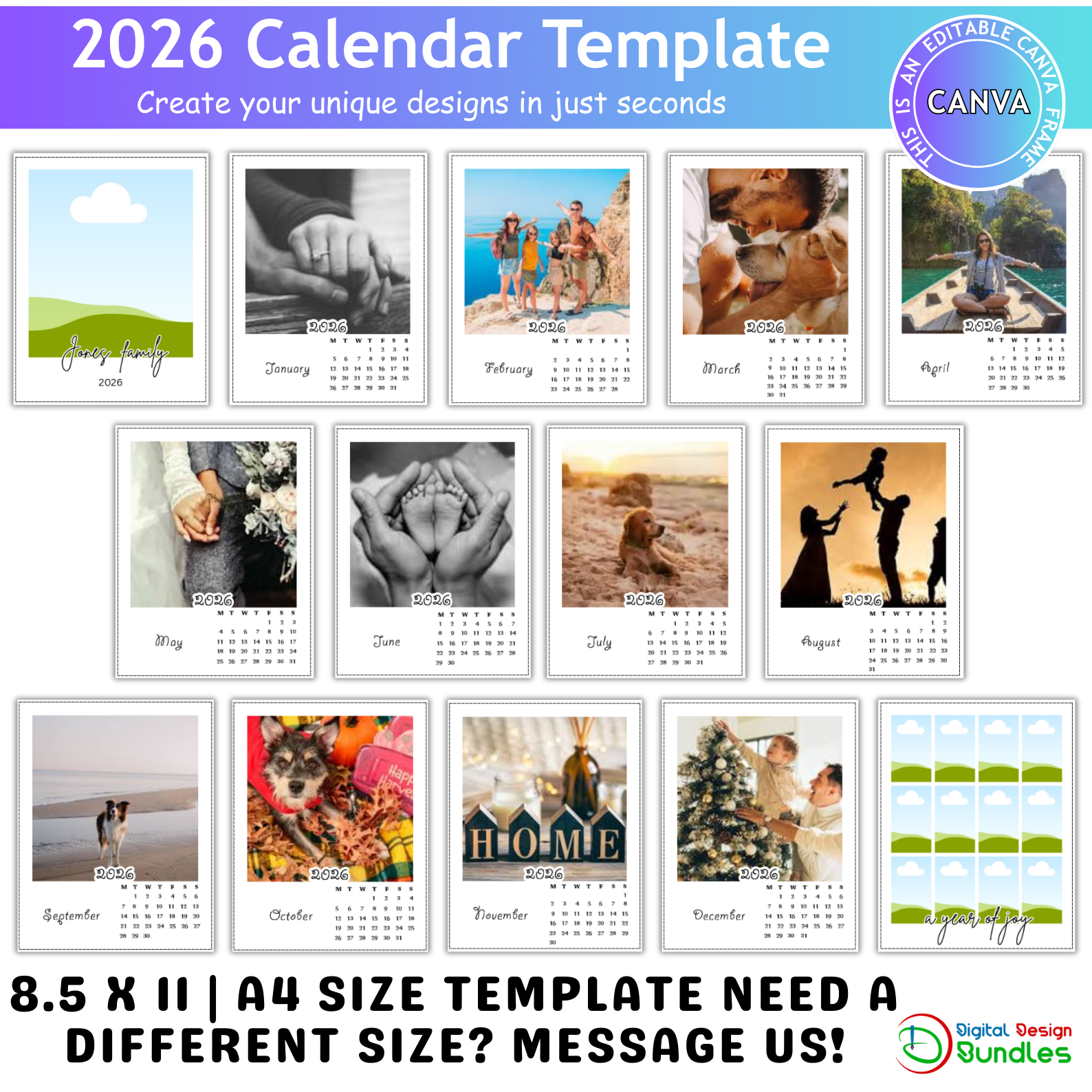 2026 Calendar Template