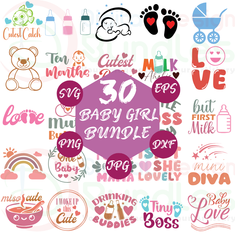Baby Girl SVG