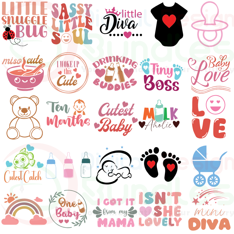 Baby Girl SVG