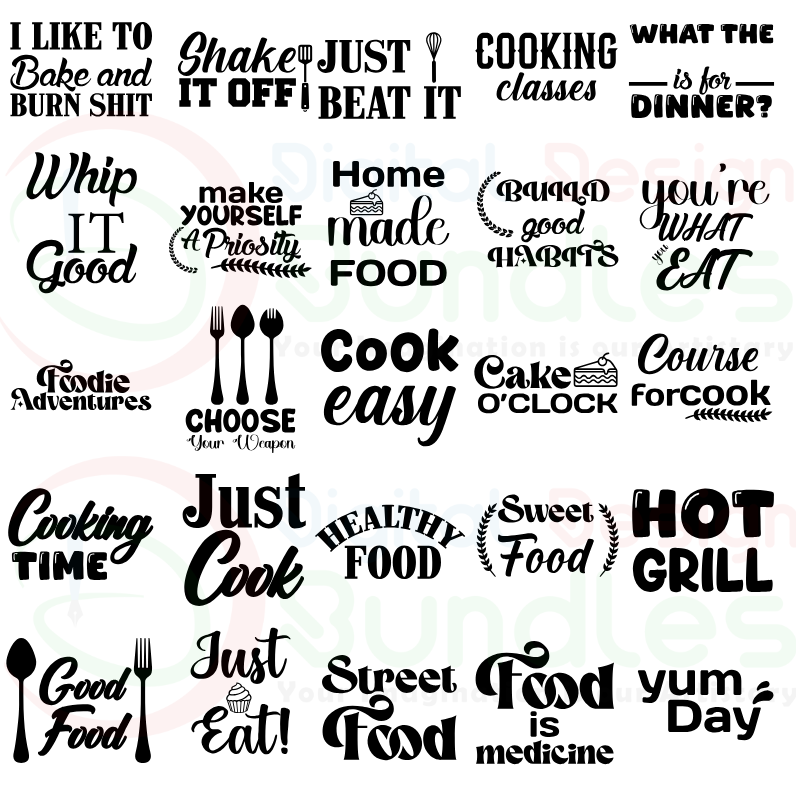 Kitchen Svg Bundle