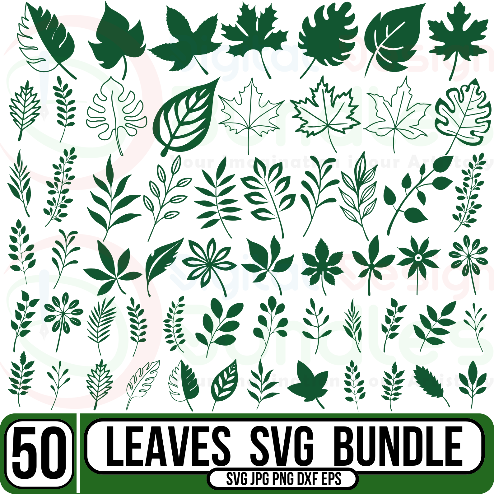Leaves SVG Bundle -1