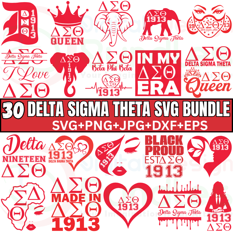 Delta Sigma Theta SVG -1