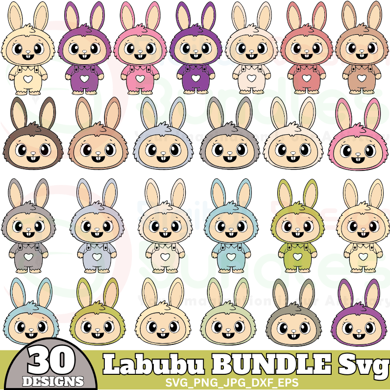 Labubu PNG SVG Design