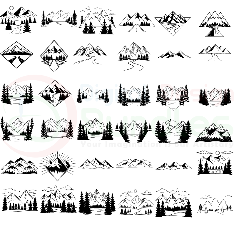 Mountain SVG Bundle