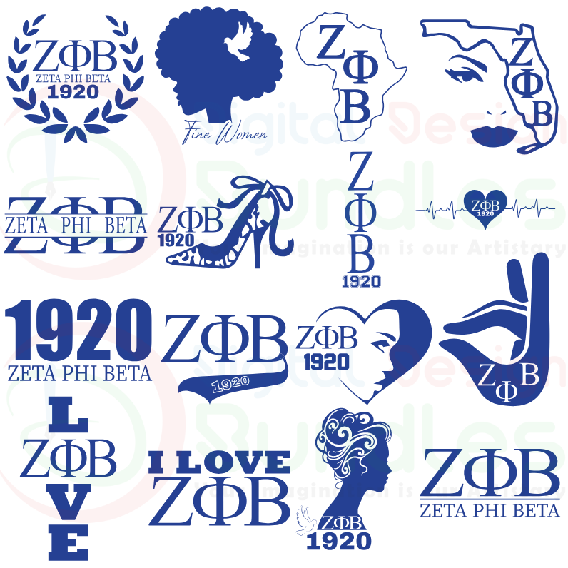 Zeta Phi Beta SVG