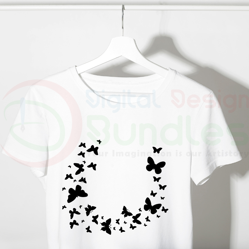Flying Butterflies SVG - 4