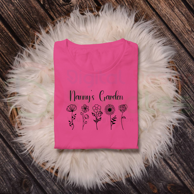 Grandma's Garden Personalized SVG