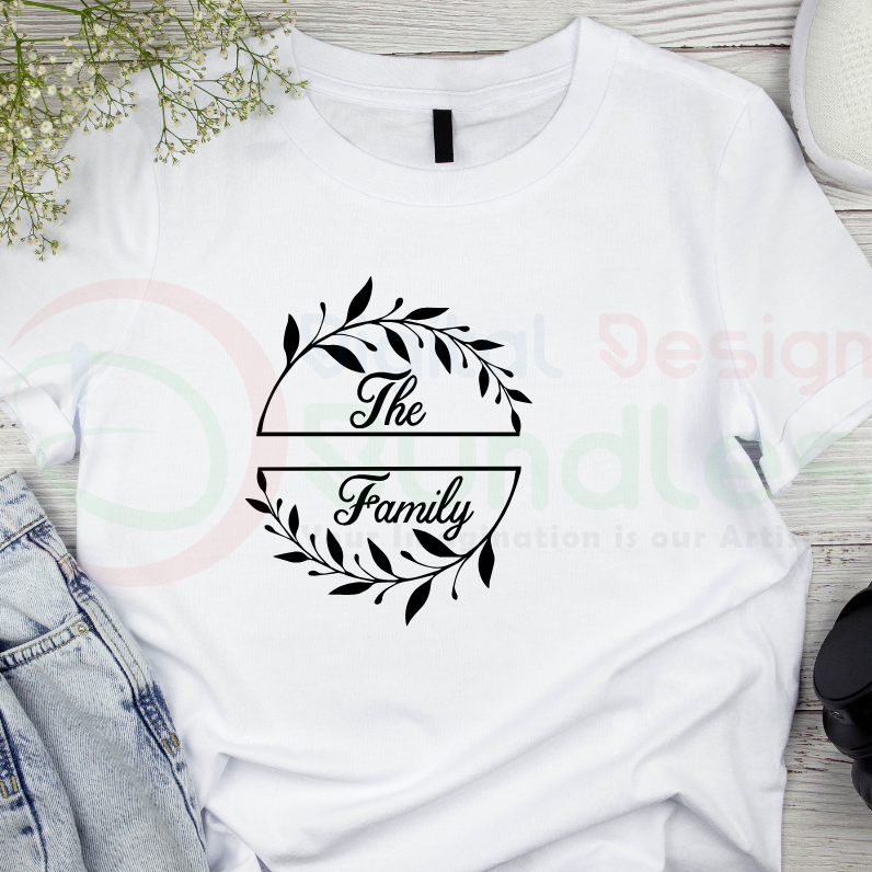 Family Name Monogram SVG