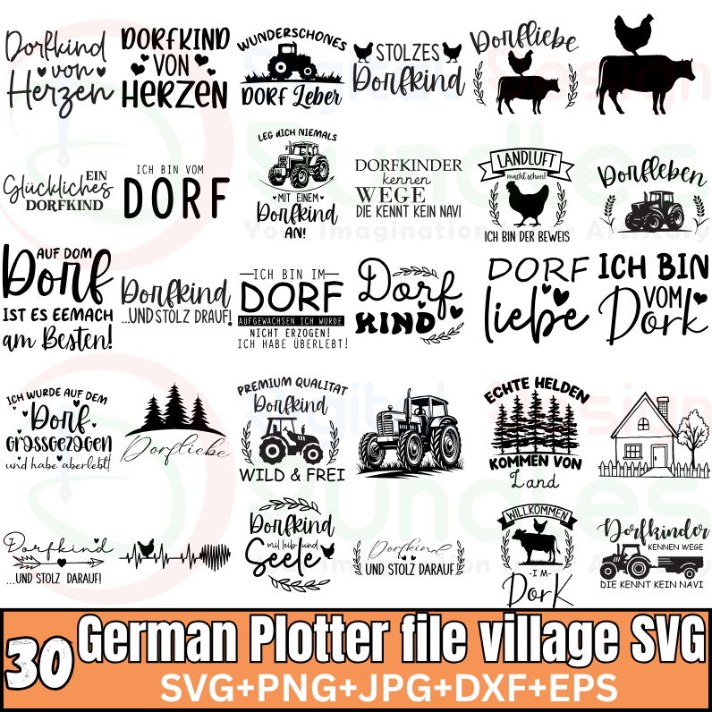 German Village SVG