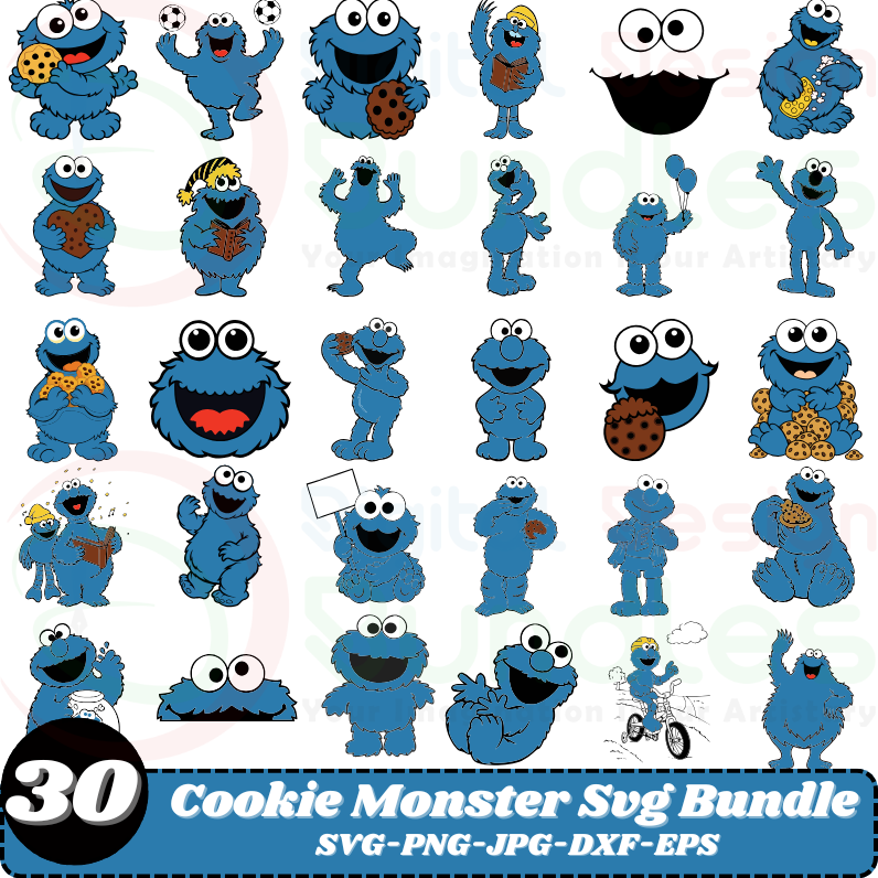 Cookie Monster SVG