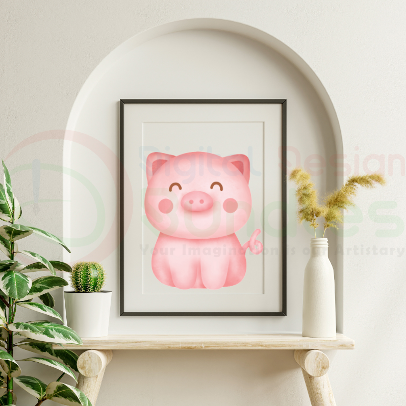 Watercolor Cute Animals PNG