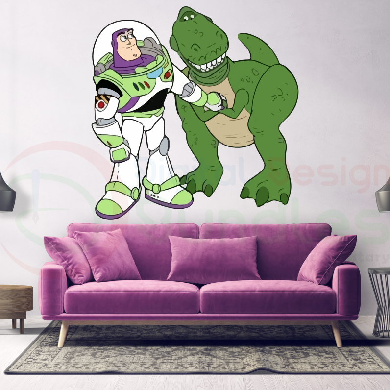 Toy Story SVG PNG Clipart Bundle