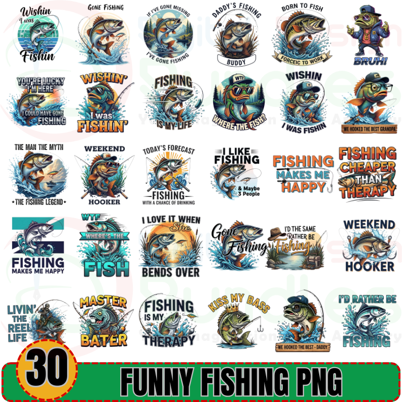 Funny Fishing PNG