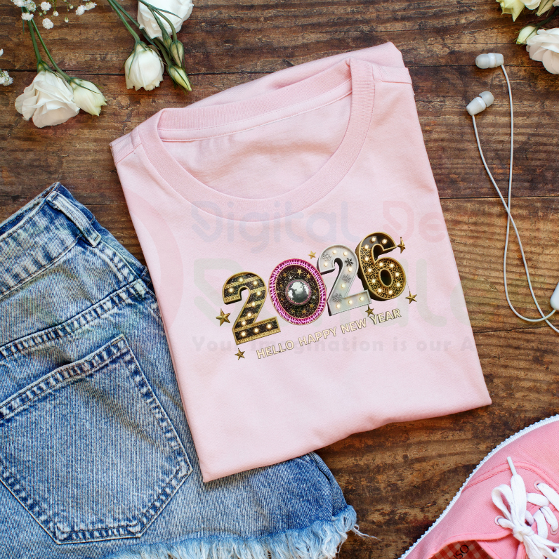 New year 2026 PNG Bundle