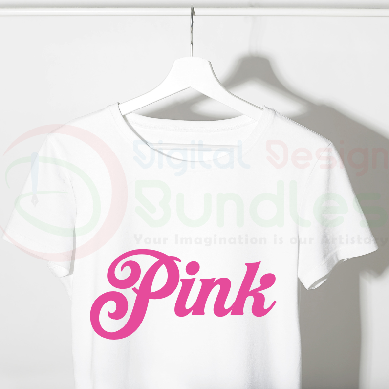 Pink Doll Font Alphabet