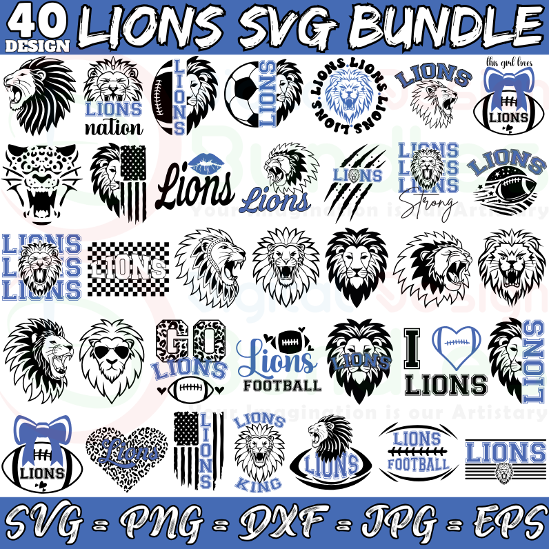 Lions SVG Bundle
