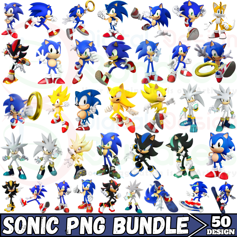 Sonic PNG Bundle