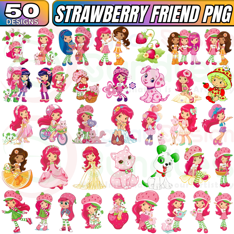 Strawberry Shortcake Cute PNG