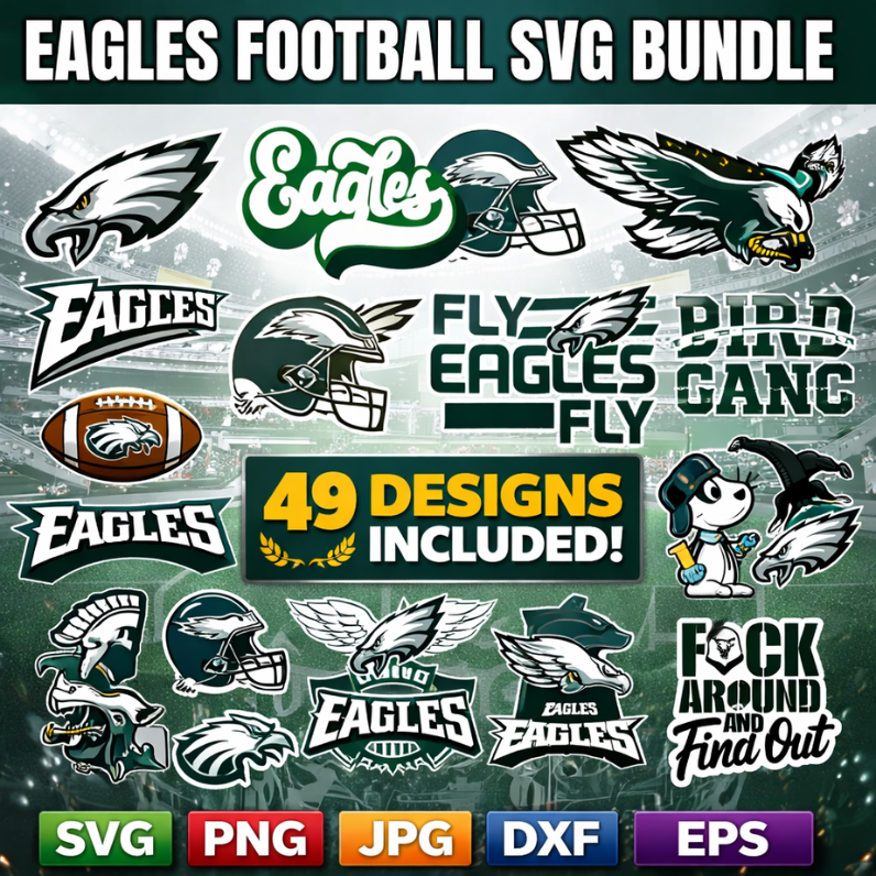 Eagle SVG American Flag