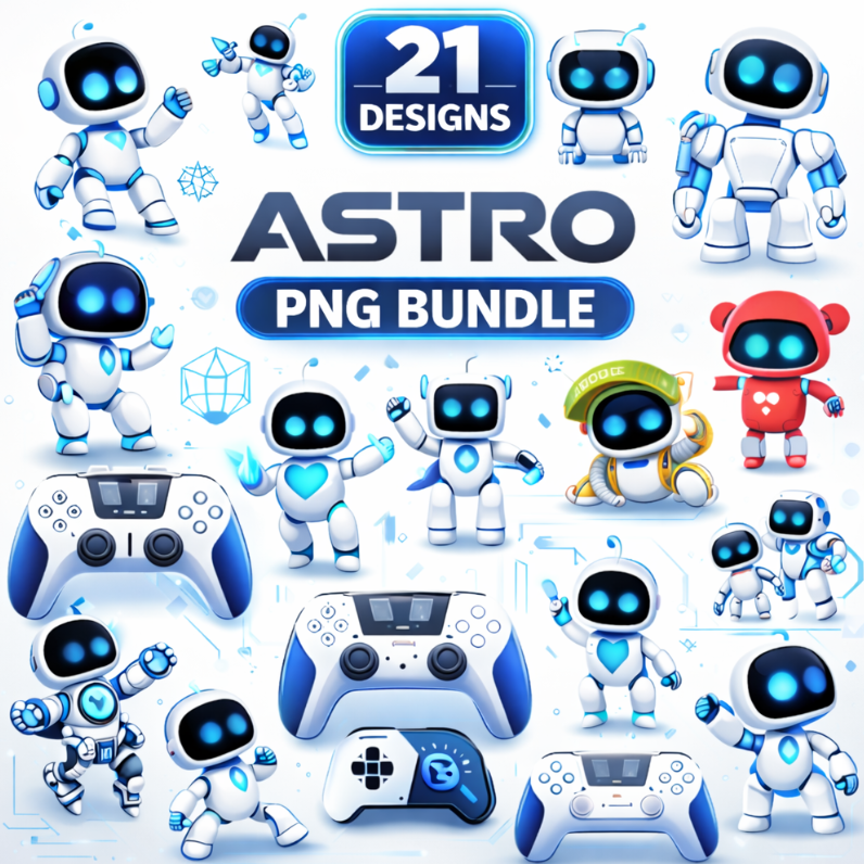 Astronaut PNG Bundle