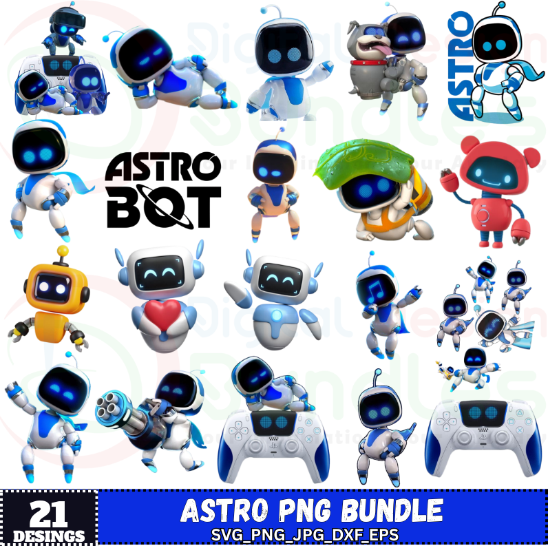 Astronaut PNG Bundle