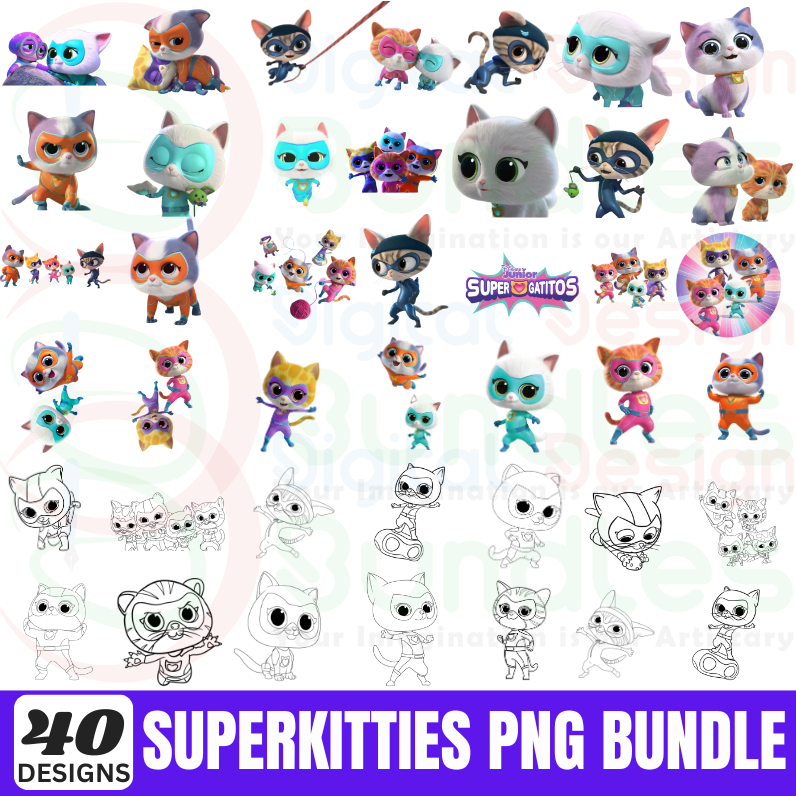 Superkitties Clipart