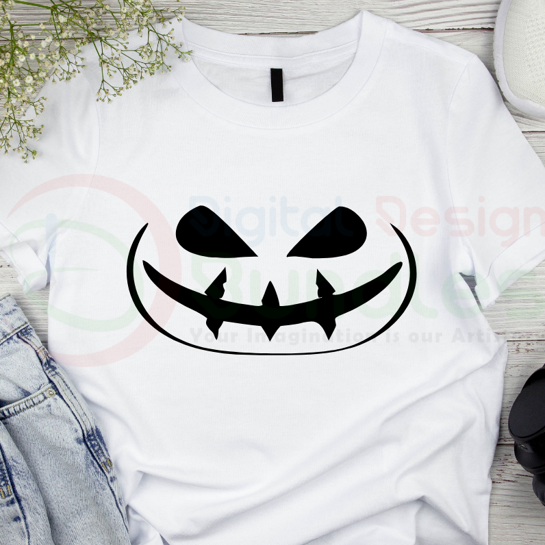 Pumpkin Jack O Lantern Face