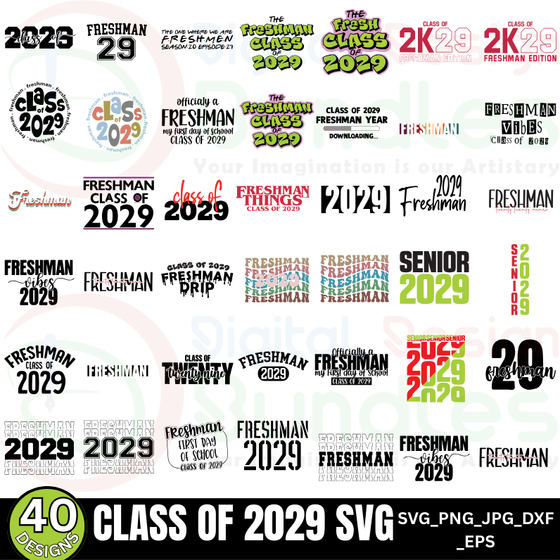 Class of 2029 SVG