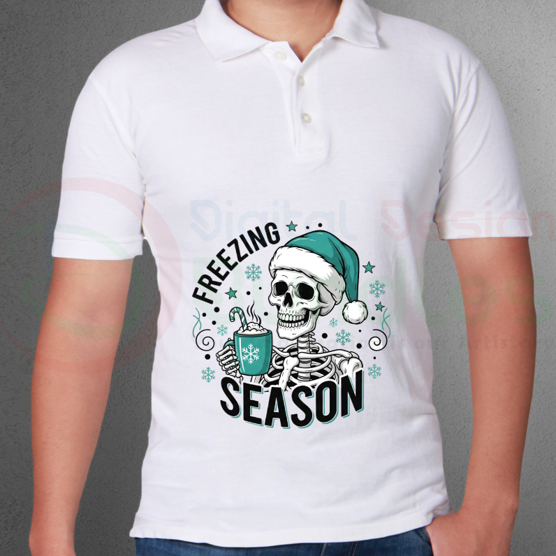 Christmas Skulls Png Bundle