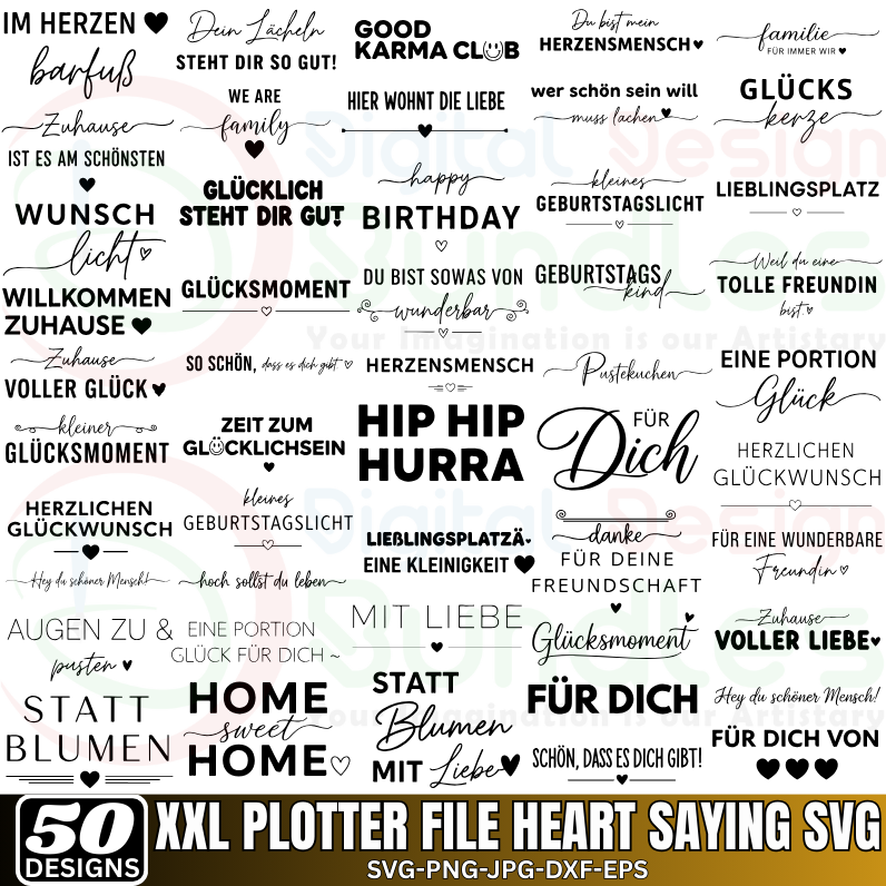 XXL Plotter File Heart
