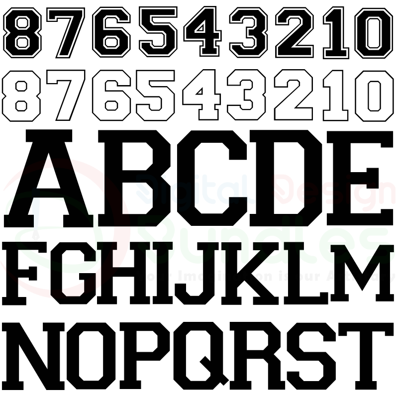 Varsity Font Svg Bundle