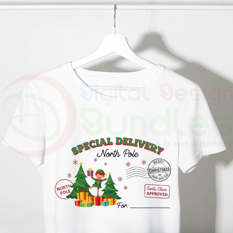 Cartoon Christmas Santa Sack PNG Bundle