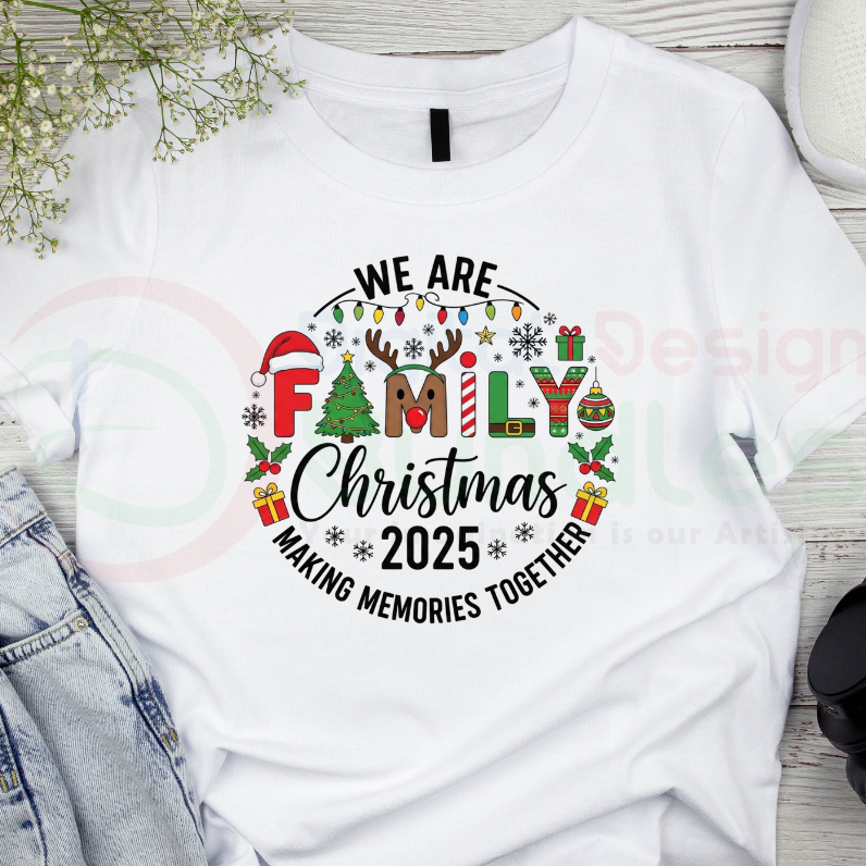 Family Christmas 2025 Png Bundle