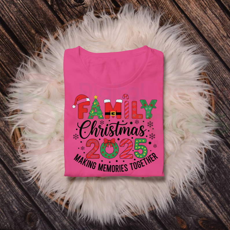 Family Christmas 2025 Png Bundle