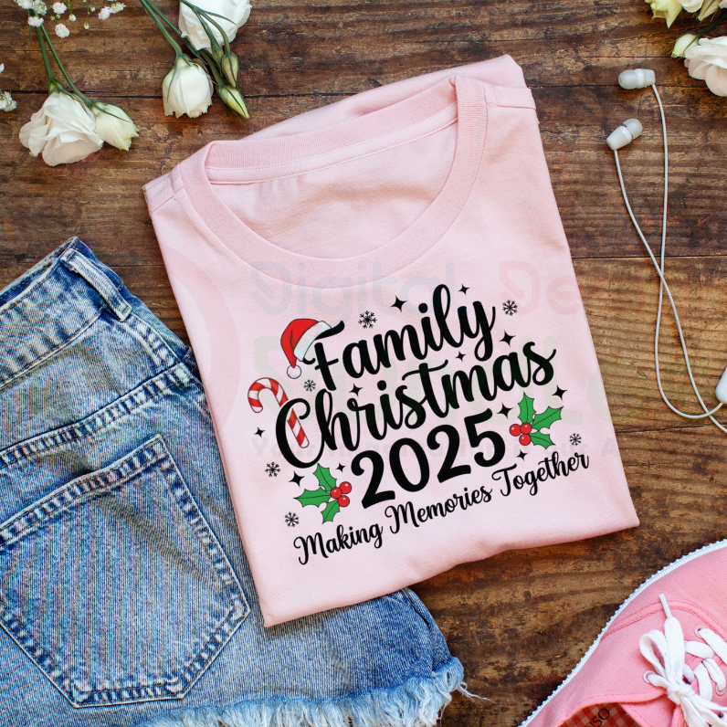 Family Christmas 2025 Png Bundle