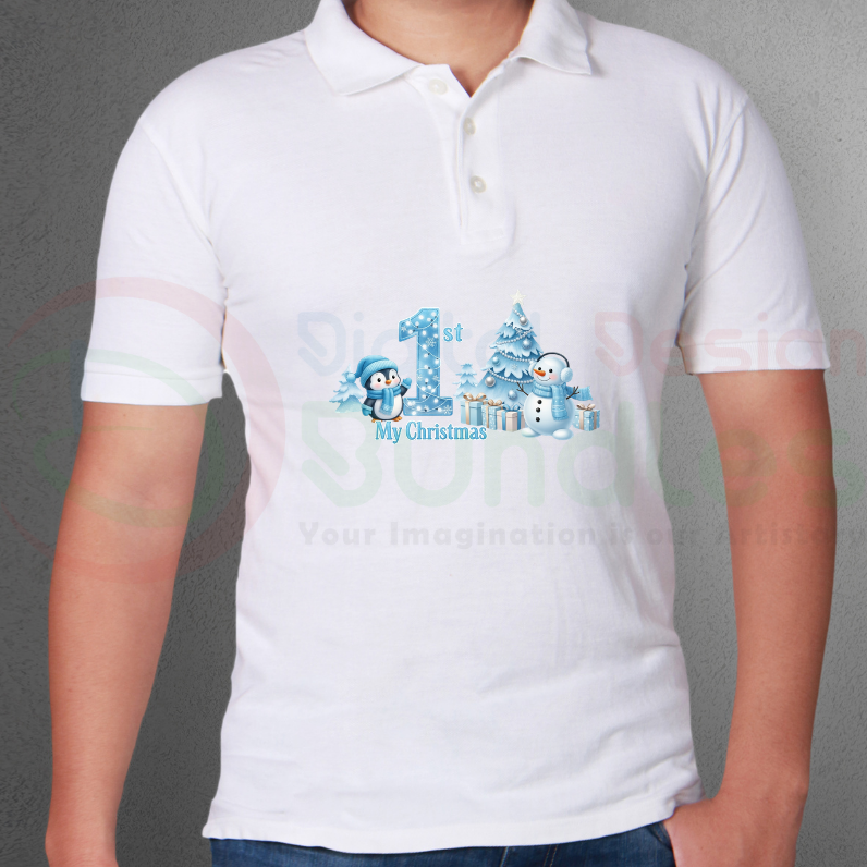 My 1st to 5th Christmas PNG Bundle