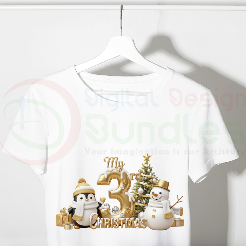 My 1st to 5th Christmas PNG Bundle