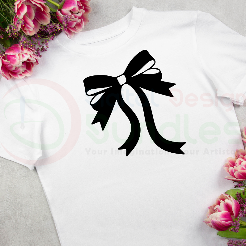 Black Bow Svg Png Bundle