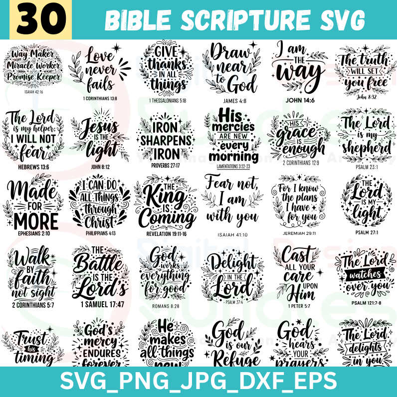 Bible Scripture SVG
