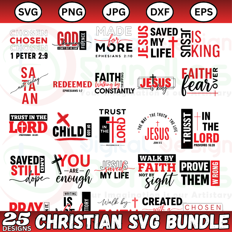 Christian SVG PNG Bundle