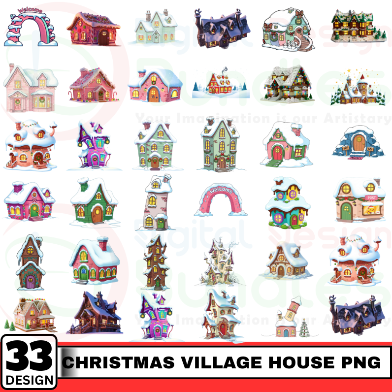 Village Houses SVG