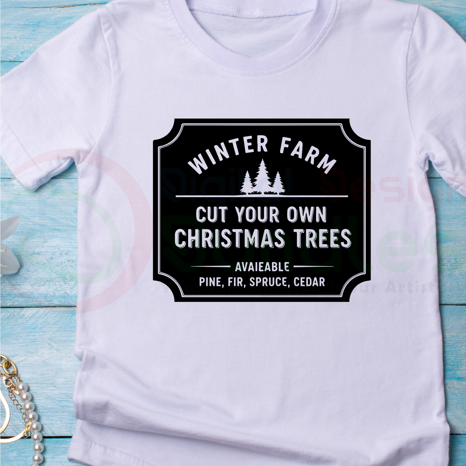 Farmhouse Christmas SVG PNG Bundle