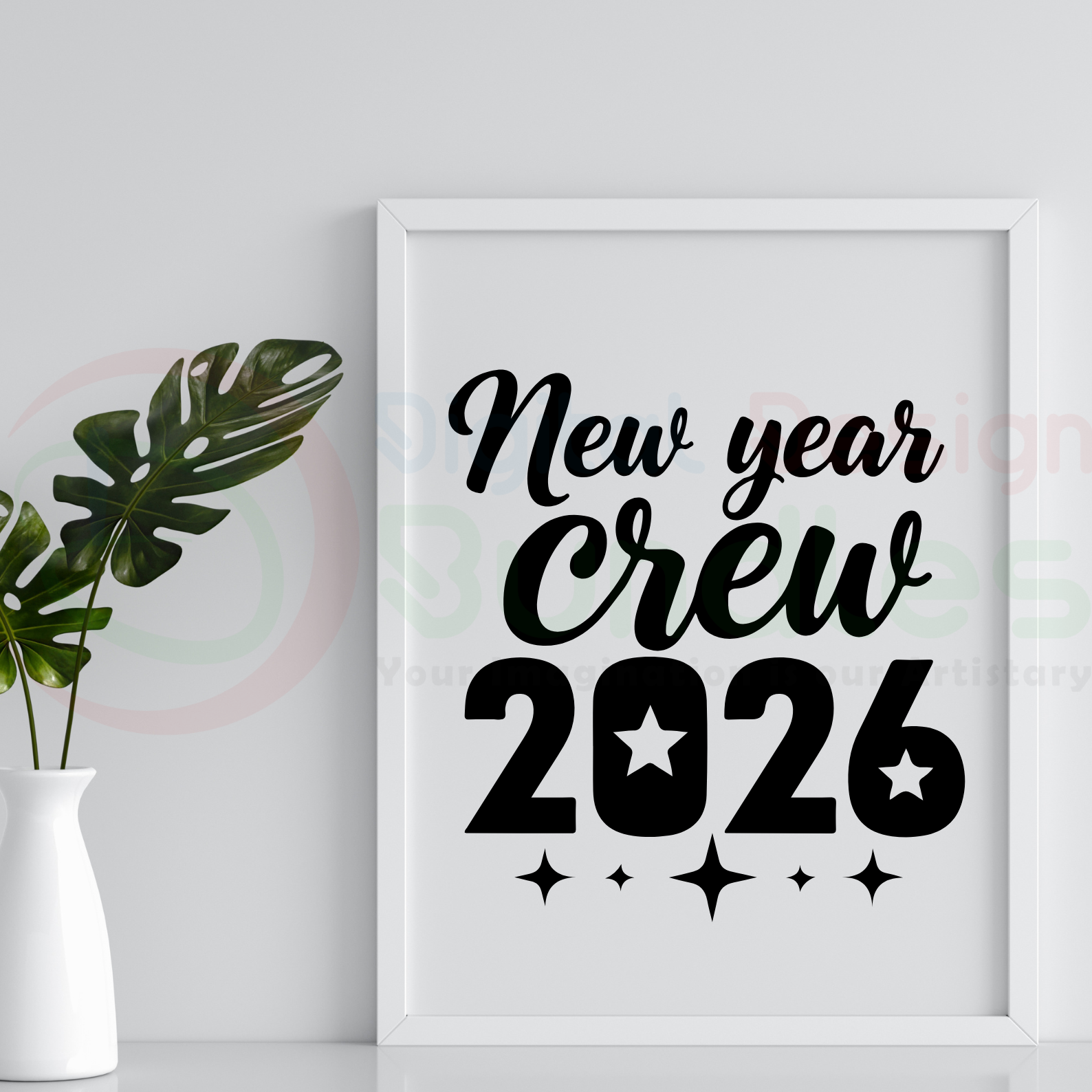 Happy New Year 2026 SVG PNG Bundle