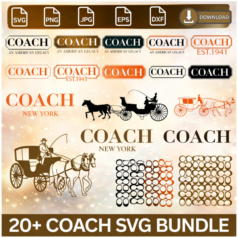 Coach 1941 Svg Bundle