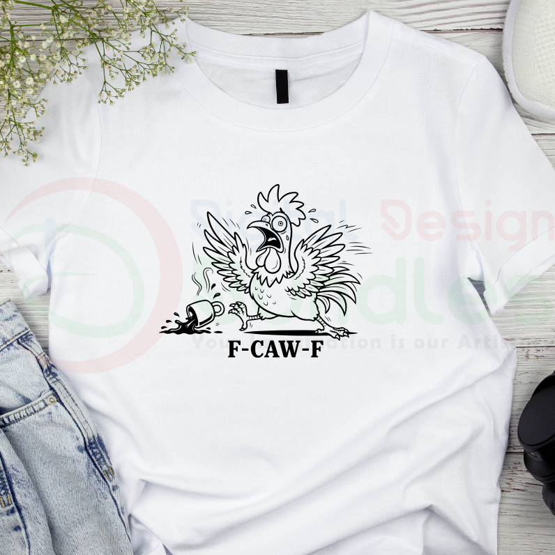 Funny F-Caw-F Chicken SVG Bundle