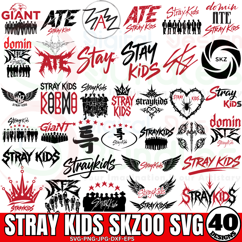 Stray Kids SKZOO Svg Png Bundle