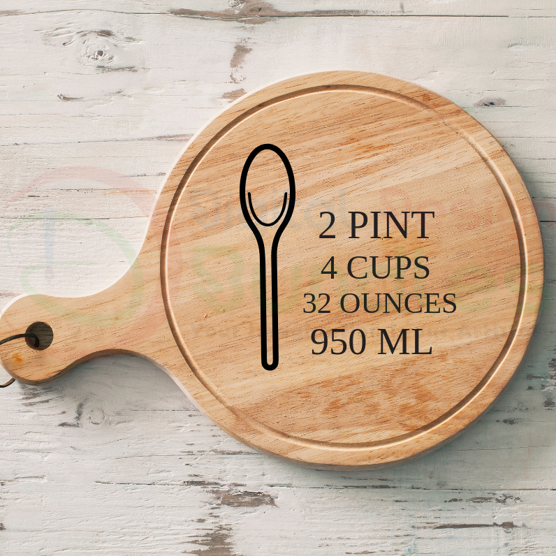 Kitchen Conversion Chart Svg Bundle