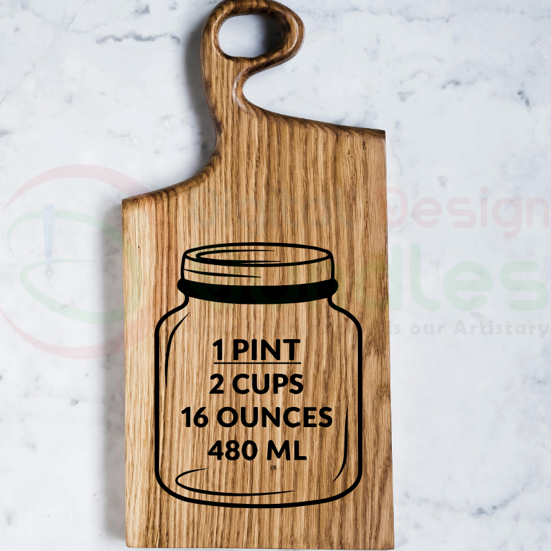 Kitchen Conversion Chart Svg Bundle