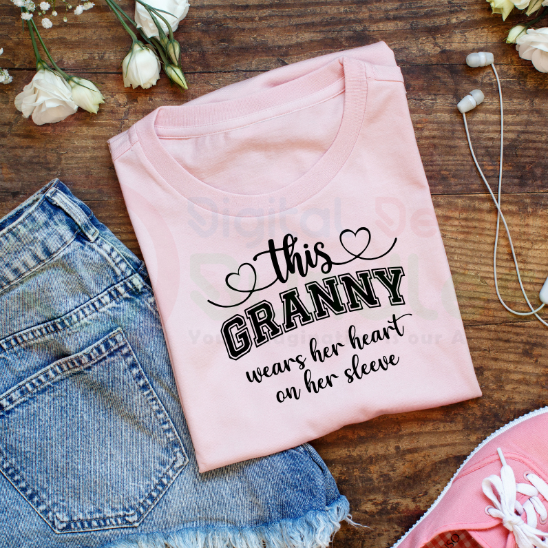 Wears Her Heart on Her Sleeve Svg